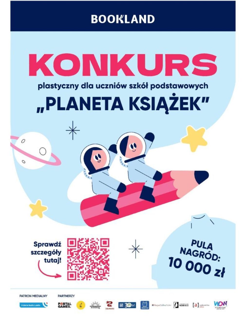 Ogólnopolski Konkurs Plastyczny: „Planeta książek”.