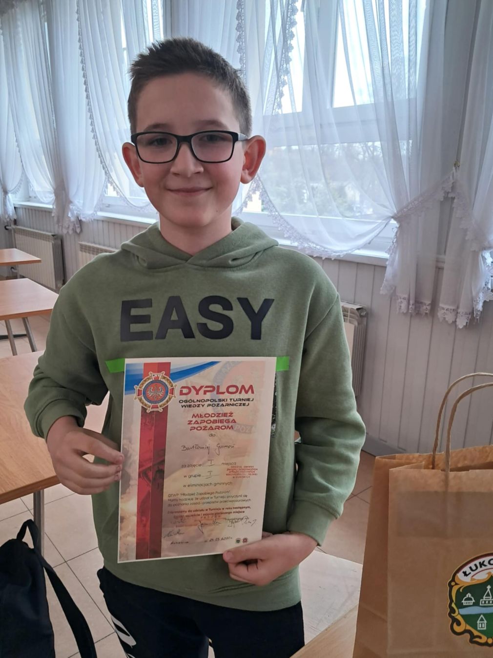 ,,Młodzież zapobiega pożarom”
