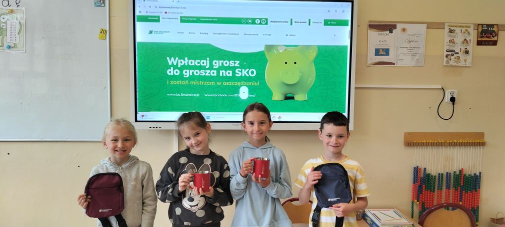 Szkolne Koło Oszczędnościowe – klasa I wie, że warto oszczędzać!